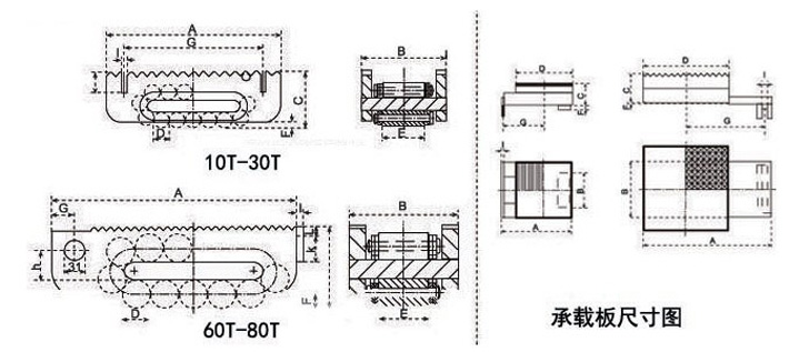 LHRJ-B履带式搬运小坦克结构尺寸图片