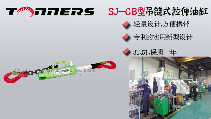 Tonners吊链式拉伸油缸图片