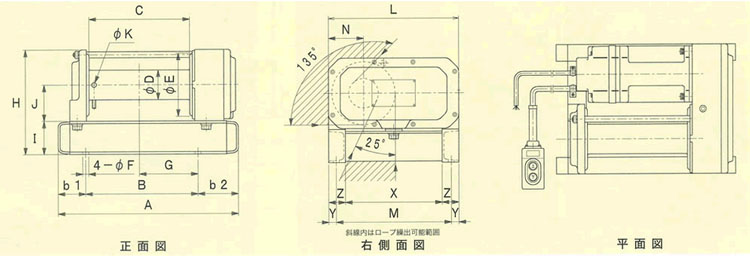 FUJI TX型铝合金电动卷扬机技术参数