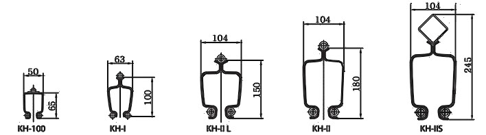 KHC气动平衡器钢轨技术参数