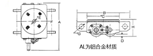 DAIKI手摇搬运小坦克尺寸图