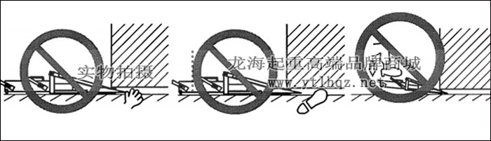 鹰牌KP-15楔形千斤顶使用注意示意图4