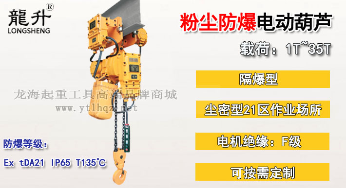 粉尘防爆环链电动葫芦