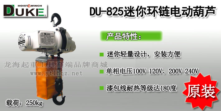 DU-825迷你环链电动葫芦
