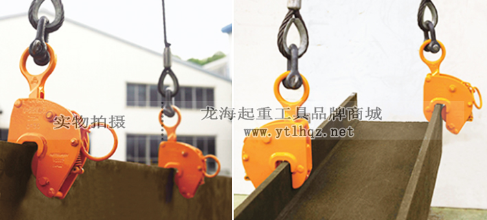 V-25型竖吊钢板钳案例图