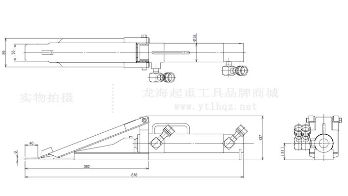 KP-35楔形千斤顶尺寸图