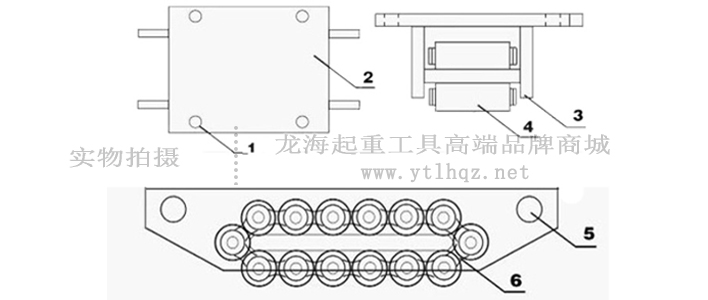 履带式搬运小坦克组合部件尺寸图