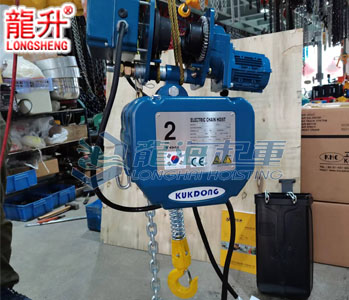 KD-1环链电动葫芦实物图 KD-1环链电动葫芦实物图